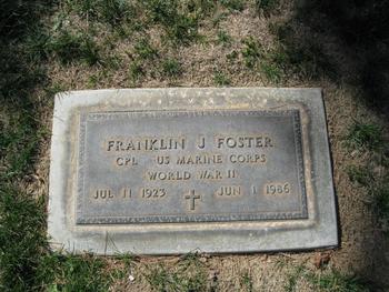 Foster,   Franklin Jasper gravesite