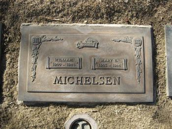 Michelsen, Mary Elizabeth gravesite