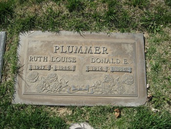 Plummer,   Ruth Louise gravesite