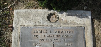 Burton,   James Leonard gravesite