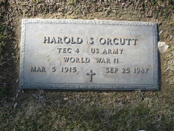Orcutt,   Harold Samuel gravesite