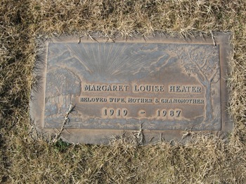 Heater,   Margaret Louise gravesite