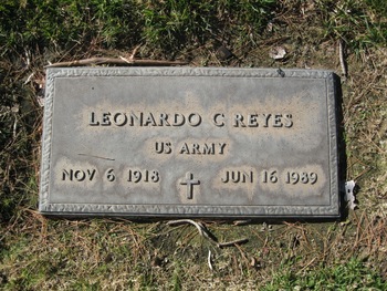 Reyes,   Leonardo C. gravesite