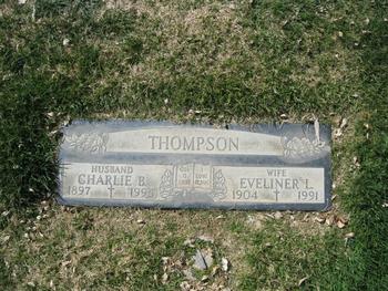 Thompson,   Eveliner gravesite