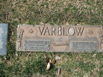 Varblow,   Lawrence William gravesite