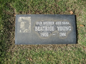 Young, Beatrice gravesite