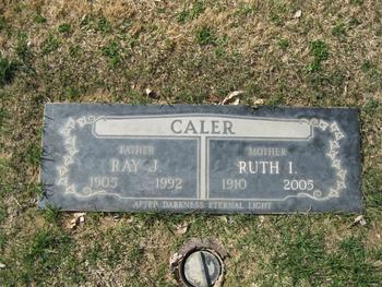 Caler,   Raymond James gravesite
