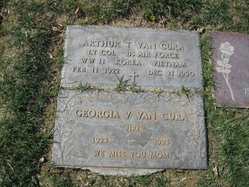 Van Cura,   Georgiana gravesite