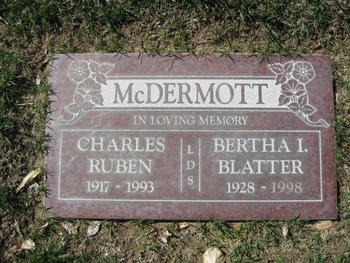 McDermott,   Charles Ruben gravesite