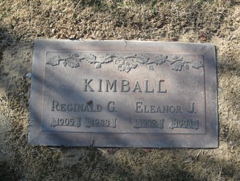 Kimball,   Eleanor Jane gravesite