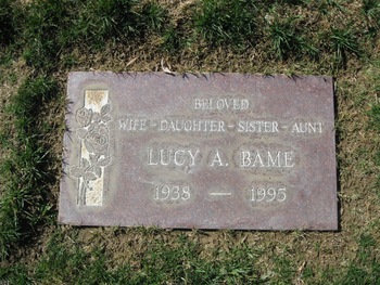 Bame,   Lucy Anita gravesite