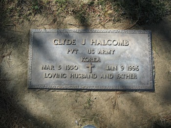 Halcomb, Jr.  Clyde Edward gravesite