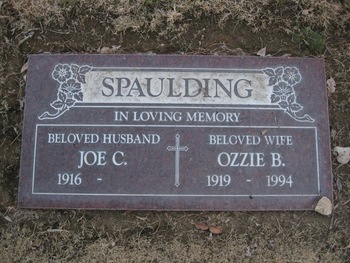 Spaulding,   Joseph Cecil gravesite