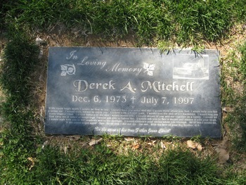 Mitchell,   Derek Anthony gravesite
