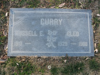 Curry,   Russell Emerson gravesite