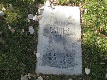 Godde, Mary gravesite