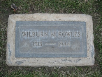 Rowles,   Wilburn Murry gravesite