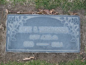 Torgrimson,   Irene Opal gravesite