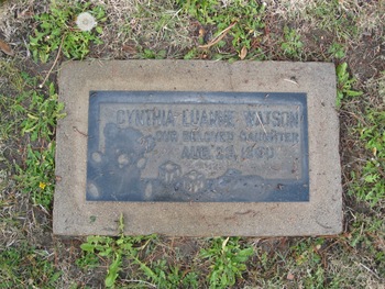 Watson,   Cynthia Luann gravesite
