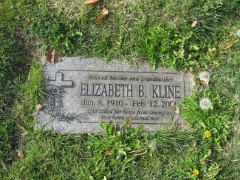 Kline,   Elizabeth B. gravesite