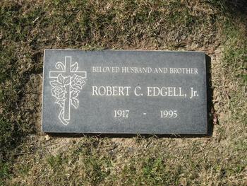 Edgell, Jr.  Robert Cleaver gravesite