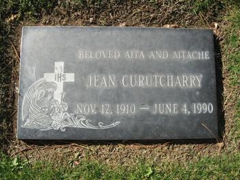 Curutcharry,   Jean gravesite