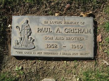 Grisham,   Paul Allen gravesite