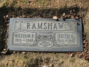 Ramshaw,   Edith Irene gravesite