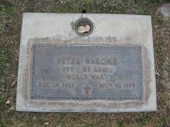 Barone,   Peter gravesite