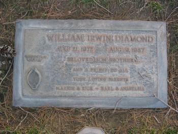 Diamond,   William Irwin gravesite