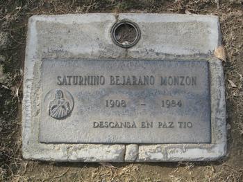 Monzon,   Saturnino Bejarano gravesite