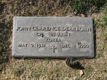 Dearborn,   John Clarence gravesite