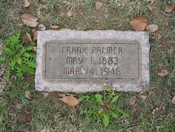 Palmer,   James Frank gravesite