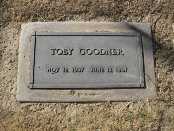 Goodner,   Kenneth Edward ('Toby') gravesite