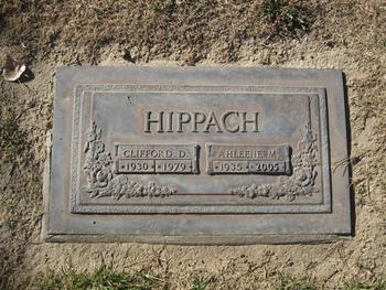 Hippach,   Ahleene M. gravesite