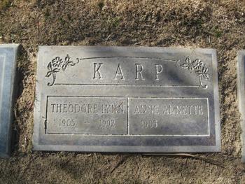 Karp,   Theodore Lynn gravesite