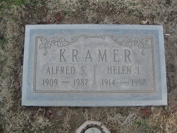 Kramer,   Helen L. gravesite