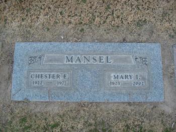 Mansel,   Mary I. gravesite