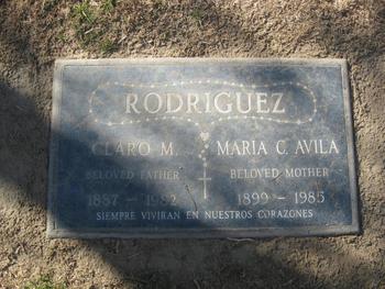 Rodriguez,   Maria C. gravesite