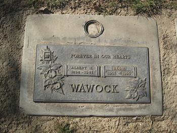 Wawock,   Elsie gravesite