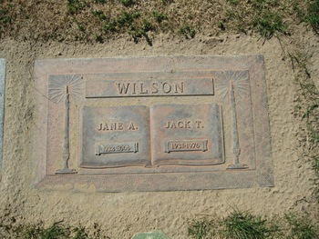 Wilson,   Jane A. gravesite