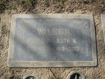 Wilson,   Ruth N. gravesite
