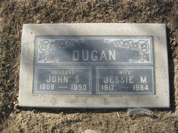 Dugan,   Jessie Margaret gravesite
