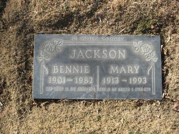 Jackson,   Mary L. gravesite