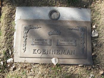 Koenneman,   Ernest William gravesite
