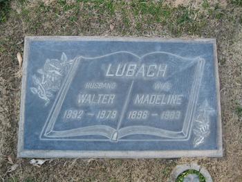 Lubach,   Walter Henry gravesite