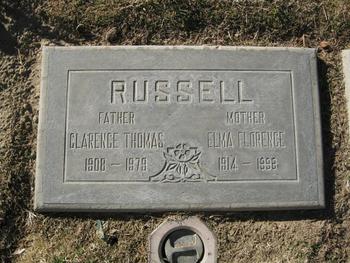 Russell, Elma Florence gravesite