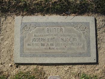 Bunea,   Alice Maria gravesite