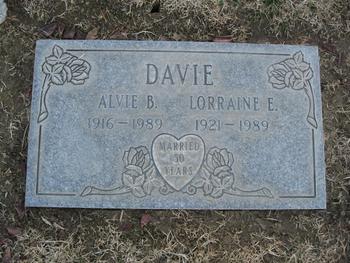 Davie,   Alvie Bixby gravesite