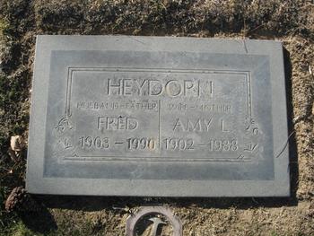 Heydorn,   Fred gravesite